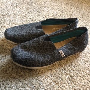 Leopard Print Toms Shoes